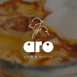 aro café brand design 